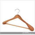 Branded Black Custom Wooden Suit Hangers with Nothes